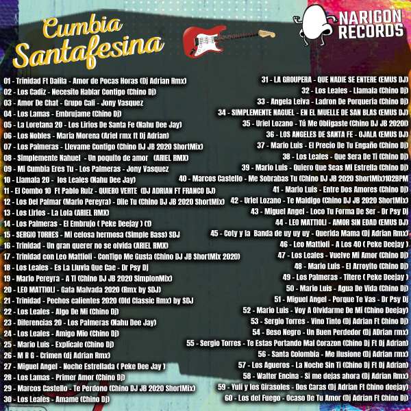 PACK CUMBIA SANTAFESINA REMIX 