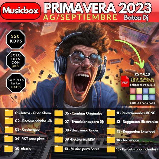 PACK MUSICA DJ PRIMAVERA 2023 