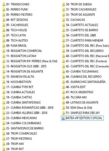 MUSICA PARA DJS - SEPARADO POR CARPETAS -- DJ GONZALO PACHECO 2024
